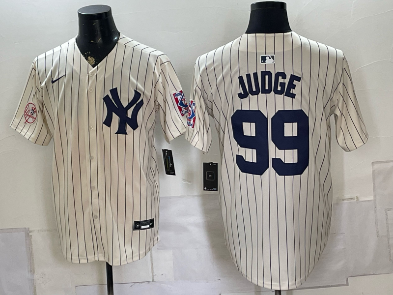 Men 2026 New York Yankees #99 Judge white Nike MLB Jersey 0809002->new york yankees->MLB Jersey